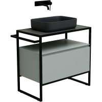 Тумба под раковину Allen Brau Priority 80 Папирус матовый арт-1.31002.PWM — фото 1, Тумбы под раковину