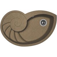 Кухонная мойка Florentina Наутилус-820 Коричневая арт-20.350.E0820.105 — фото 1, Кухонные мойки