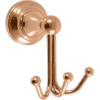 Тройной крючок Rav Slezak Morava Золото арт-MKA0105Z — фото 1, Крючки для полотенец