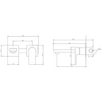 Смеситель для раковины Abber Weiss Insel Белый матовый арт-AF8082FW — фото 3, Смесители для раковины