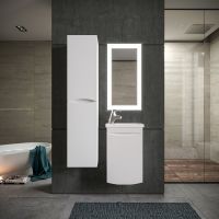 Тумба под раковину Бриклаер Вега 40 подвесная Белый глянец арт-4627125414039 — фото 3, Тумбы под раковину