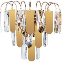 Товар: Настенный светильник Artelamp Vivien Прозрачный Золото арт-A2719AP-2GO - фото 1 Настенный светильник Artelamp Vivien Прозрачный Золото арт-A2719AP-2GO — фото 1, Бра