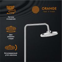 Душевая система Orange Хром арт-T02S3-911cr — фото 2, Душевые стойки