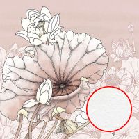 Фреска Ortograf Grafika Natura 31509 Фактура бархат FX Флизелин (2,7*2,7) Розовый/Белый, Цветы арт-31509 (бархат FX) — фото 1, Фрески