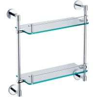 Стеклянная полка Veragio Largenta Хром арт-VR.LGT-1912.CR — фото 1, Полки для ванной и душа