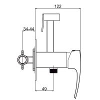 Гигиенический душ со смесителем Gappo Jacob Бронза арт-G7207-4 — фото 8, Гигиенические души