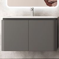 Тумба под раковину Cezares Stylus 94 подвесная Grigio nuvola арт-55229 — фото 1, Тумбы под раковину