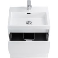 Тумба под раковину BelBagno Pietra Mini 50 подвесная Bianco Lucido арт-PIETRA MINI-500AS-2C-SO-BL — фото 3, Тумбы под раковину