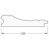 Зеркало Evoform Exclusive 89х59 с фацетом в багетной раме - Вензель серебряный 101 мм арт-BY 3423 — фото 6, Зеркала в ванную комнату