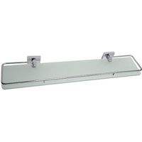 Стеклянная полка Bemeta Beta Хром арт-132102212 — фото 1, Полки для ванной и душа