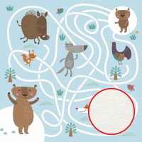 Фреска детская Ortograf Для самых маленьких 32920 Фактура флок FLK Флизелин (2,7*2,7) Голубой/Разноцветный, Животные арт-32920 (флок FLK) — фото 1, Фрески