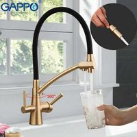 Смеситель для кухни Gappo Бронза Черный арт-G4398-1 — фото 4, Смесители для кухни