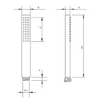 Ручной душ Migliore Ricambi Хром арт-20027 — фото 3, Лейки для душа