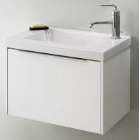 Тумба под раковину Jacob Delafon XS 60 подвесная Белая глянцевая арт-EB466-J5 — фото 2, Тумбы под раковину