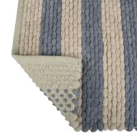 Коврик для ванной комнаты Fixsen Amber 50х80 Синий Бежевый арт-FX-8040W — фото 3, Коврики для ванной комнаты