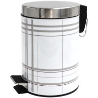 Ведро для мусора Ridder Scotty Белое арт-2172600 — фото 1, Мусорные ведра