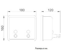 Товар: Диспенсер для жидкого мыла Nofer Inox двойной Глянцевая нержавеющая сталь арт-03005.B - фото 2 Диспенсер для жидкого мыла Nofer Inox двойной Глянцевая нержавеющая сталь арт-03005.B — фото 2, Диспенсеры для жидкого мыла