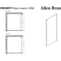 Товар: Душевая стенка Allen Brau Priority 100 профиль Черный браш стекло прозрачное арт-3.31048.BBA - фото 13 Душевая стенка Allen Brau Priority 100 профиль Черный браш стекло прозрачное арт-3.31048.BBA — фото 13, Боковые стенки