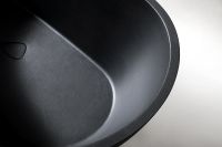 Ванна из искусственного камня Abber Dortmund 170x75 Черная без гидромассажа арт-AM9911B — фото 4, Ванны из искусственного камня