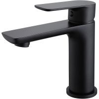 Смеситель для раковины Abber Weiss Insel Черный матовый арт-AF8010B — фото 1, Смесители для раковины