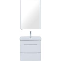 Комплект мебели для ванной Aquanet София 60 подвесной Белый глянец арт-274197 — фото 2, Комплекты мебели для ванной