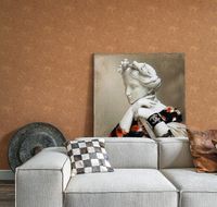 Обои Milassa Classic Estate Флизелин (1*10,05) Оранжевый, Животные/Цветы/Листья арт-EST7 004 — фото 2, Обои для стен