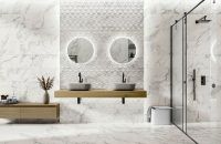 Керамическая плитка Porcelanite Dos Iguazu 9547 White Relieve настенная 30х90 см арт-PCD000047 — фото 9, Керамическая плитка