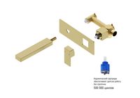 Смеситель для раковины Timo Selene Золото матовое арт-2071/17SM — фото 3, Смесители для раковины