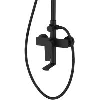 Душевая система Agger Brilliant Черная матовая арт-A0394444 — фото 8, Душевые стойки