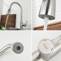 Смеситель для кухни Frap H899 Сатин арт-F60899-1 — фото 8, Смесители для кухни