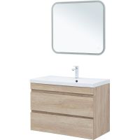 Тумба под раковину Aquanet Нота New 90 подвесная Дуб светлый арт-334199 — фото 5, Тумбы под раковину