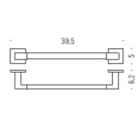 Товар: Полотенцедержатель Colombo Design Basic Q Хром арт-B3709.CR - фото 3 Полотенцедержатель Colombo Design Basic Q Хром арт-B3709.CR — фото 3, Полотенцедержатели