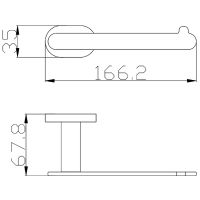 Держатель туалетной бумаги Rav Slezak Yukon Черный матовый Золото арт-YUA0402CMATZ — фото 2, Держатели туалетной бумаги