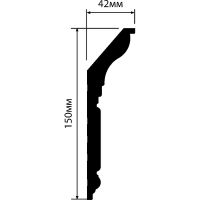 Карниз HIWOOD 2000x150x42 мм арт-L1902L — фото 2, Карнизы