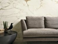 Керамогранит Ariostea Ultra Marmi Bianco Calacatta Levigato Silk 6mm 75х150 см арт-UM6SK157536 — фото 2, Керамогранит