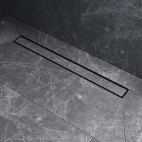 Душевой лоток AM.PM MasterFlow 70 с Черной матовой решеткой / под плитку Tile арт-W01SC-U11-070-04BM — фото 12, Душевые лотки