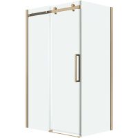 Душевой уголок Grossman Classic 100х90 профиль Золото сатин стекло прозрачное арт-120.K33.04.1090.32.00 — фото 1, Прямоугольные душевые уголки