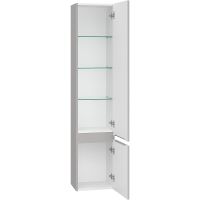 Шкаф пенал Brevita Victory 35 R Серый шелк арт-VIC-05035-500R — фото 7, Пеналы для ванной комнаты