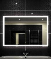 Товар: Зеркало Relisan Ivanka 1200х700 с подсветкой с сенсорным выключателем, увеличением и часами арт-Гл000024360 - фото 2 Зеркало Relisan Ivanka 1200х700 с подсветкой с сенсорным выключателем, увеличением и часами арт-Гл000024360 — фото 2, Зеркала в ванную комнату