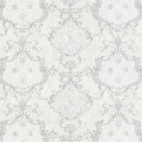 Обои Decori-Decori Amore Винил на флизелине (1,06*10,05) Белый, Вензель арт-82860 — фото 1, Обои для стен