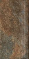Ступень Ceramika Paradyz Ardis Rust Stopnica Prosta Struktura Mat 30х60 см арт-80934 — фото 5, Ступени и клинкер
