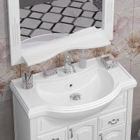 Тумба под раковину Opadiris Риспекто 80 Белая матовая арт-00-00006024 — фото 3, Тумбы под раковину