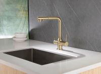 Товар: Смеситель для кухни Abber Emotion Золото матовое арт-AF8814G - фото 2 Смеситель для кухни Abber Emotion Золото матовое арт-AF8814G — фото 2, Смесители для кухни