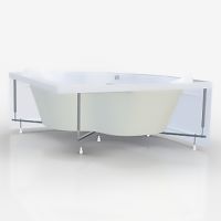 Акриловая ванна Marka One Afrodita 140х140 без гидромассажа арт-01аф1414 — фото 10, Акриловые ванны