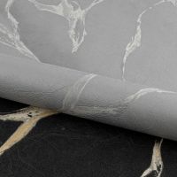 Обои Fipar Gold Винил на флизелине (1,06*10,05) Серый/Серебряный/Белый, Мрамор арт-R 23633 — фото 3, Обои для стен