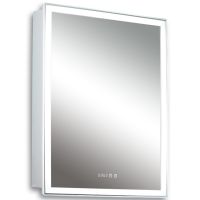 Зеркальный шкаф Silver Mirrors Киото 60 с подсветкой Белый арт-LED-00002358 — фото 1, Зеркальные шкафы в ванную