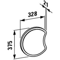 Товар: Зеркало Laufen Florakids 32 Зеленое арт-4.6161.2.003.472.1 - фото 7 Зеркало Laufen Florakids 32 Зеленое арт-4.6161.2.003.472.1 — фото 7, Зеркала в ванную комнату
