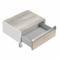 Тумба Aquaton Капри 55 Бетон пайн Белая арт-1A231003KPDA0 — фото 2, Комоды и тумбы для ванной комнаты