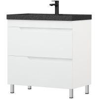 Тумба под раковину Corozo Юрма 80 Z2 Белая арт-SD-00001625 — фото 3, Тумбы под раковину