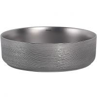 Раковина-чаша Abber Bequem 40 Серебро матовое арт-AC2109BSM — фото 3, Раковины накладные